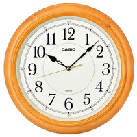 CASIO 卡西欧 挂钟静音客厅钟表现代石英钟时尚创意挂表