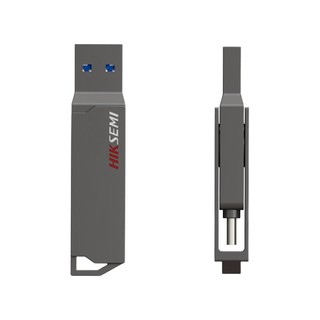 海康威视 X307C USB 3.1 U盘 灰色 32GB USB-A/Type-C双口
