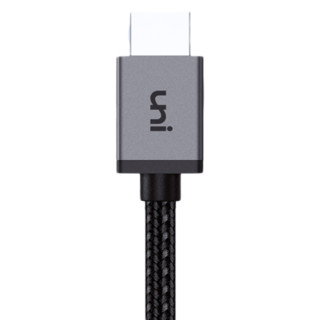uni 三菱铅笔 HDMI8K01 HDMI2.1 视频线缆 1m 黑色