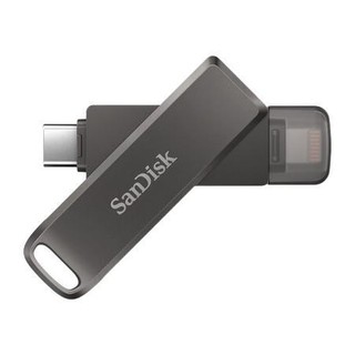 SanDisk 闪迪 欢欣i享系列 SDIX70N-256G-ZN6NE U盘 黑色 256GB 苹果lightning接口/Type-C双口