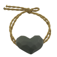 菲啵尔 FBL-004 心形发绳 绿色 1根