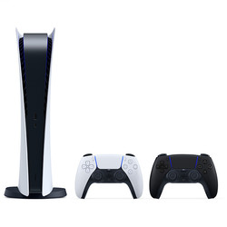 SONY 索尼 PlayStation 5系列 PS5 光驱版 国行 游戏机 白色+DualSense 无线游戏手柄 午夜黑