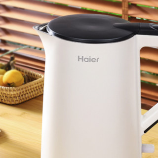 Haier 海尔 HKT-K6S17B 保温电水壶 1.7L 白色