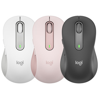 移动端、京东百亿补贴：logitech 罗技 M650L 2.4G蓝牙双模 无线鼠标 2000DPI 白色