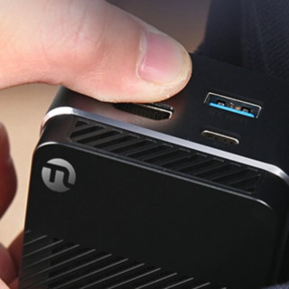 NINGMEI 宁美 CR160 赛扬版 家用台式机 黑色 (赛扬 J4125、核芯显卡、6GB、128GB SSD、风冷)