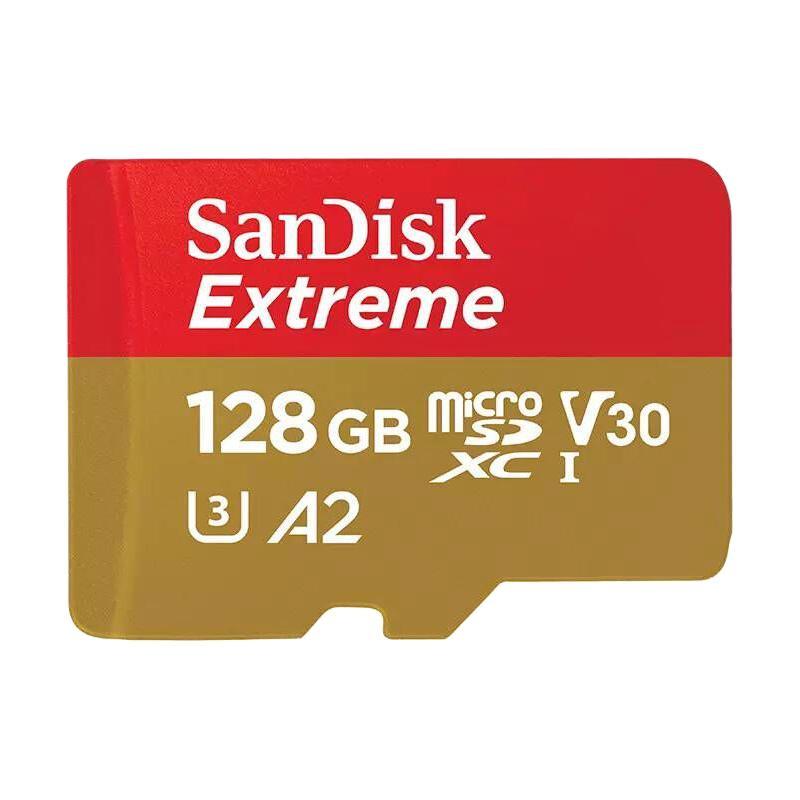 SanDisk 闪迪 Extreme 至尊极速移动系列 MicroSD存储卡 128GB（U3、V30、A2）