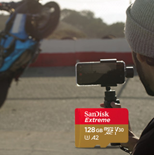 SanDisk 闪迪 Extreme 至尊极速移动系列 MicroSD存储卡 128GB（U3、V30、A2）