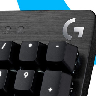 logitech 罗技 G412 SE 104键 有线机械键盘 黑色 T类茶轴 单光