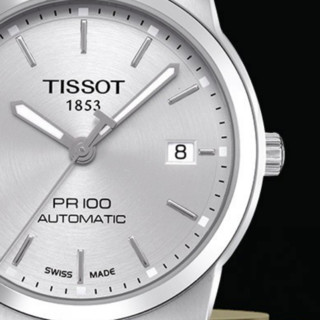 TISSOT 天梭 PR100系列 36.6毫米自动上链腕表 T049.407.11.031.00