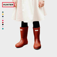 Hunter Boots Hunter英国轻巧小童靴哑光多色防水防滑男女儿童雨鞋高筒宝宝雨靴