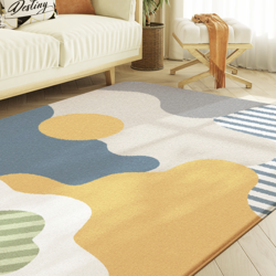 DAJIANG 大江 地毯客厅 沙发茶几免洗地毯卧室高级感加厚 羊羔绒120x160cm