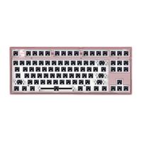FL·ESPORTS 腹灵 MK870 87键 有线机械键盘套件 粉色 RGB