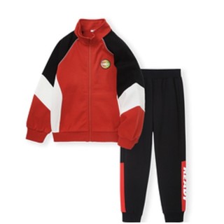 balabala 巴拉巴拉 208122104108-60611 男童运动套装 中国红 175cm