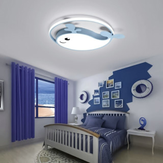 HAIDE LIGHTING 海德照明 HD-PL29119-36B LED卧室吸顶灯 梦幻蓝