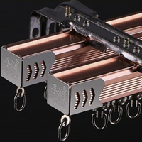 VIMRENAL 孚润 R13 加厚窗帘轨道 玫瑰金 双轨侧装款