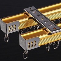 VIMRENAL 孚润 R13 加厚窗帘轨道 土豪金 双轨顶装款