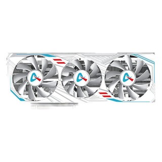 AX 电竞叛客 GeForce RTX 3070 Ti X3W LHR 显卡 8GB 白色