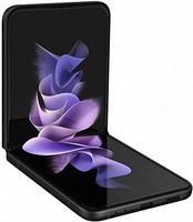 SAMSUNG 三星 Galaxy Z Flip 3 5G 工厂解锁安卓手机，美国版智能手机，Flex 模式直观相机紧凑型，128GB 存储，幻影黑色