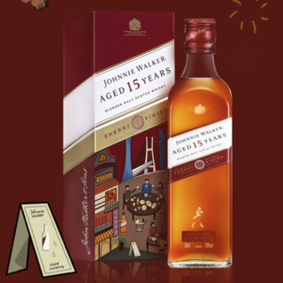 JOHNNIE WALKER 尊尼获加 雪莉版 15年 威士忌 40%vol 350ml 礼盒装