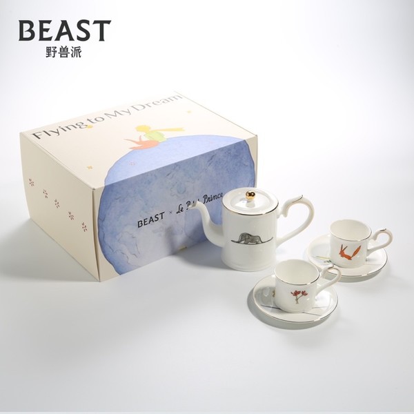 THE BEAST 野兽派 小王子骨瓷茶具套装 创意茶壶杯子水杯