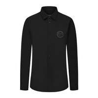 VERSACE 范思哲 男士长袖衬衫 EB1GWA6R4E30422 黑色 L