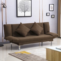 Tnukk 可折叠沙发床 深棕色 三人座 不带抱枕 绒布款
