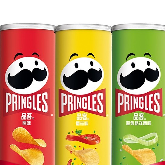 Pringles 品客 薯片组合装 3口味 110g*3罐（番茄味+原味+酸乳酪洋葱味）