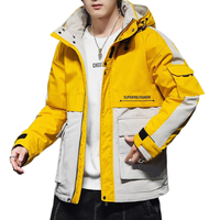 FORTEI 富铤 男士连帽棉服 8332 黄色 L