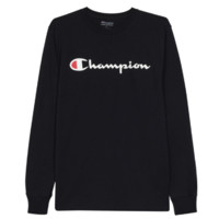 Champion 男士圆领长袖T恤 GT78H-721636 藏蓝 S