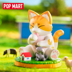 popmart泡泡玛特小夏屋猫吉拉的玩闹日常系列盲盒手办