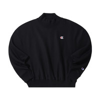 Champion 女士半高领卫衣 UW-109775 黑色 L