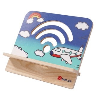 多吉（Dorjee）木质平板电脑支架桌面懒人手机支架DIY 翱翔太空款