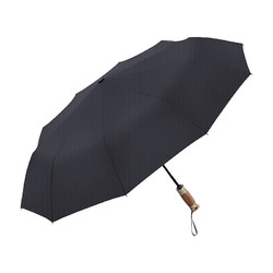 MAYDU 美度 M3376 10骨三折雨伞 黑色