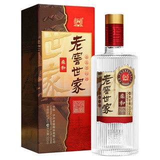 泸州老窖 老窖世家柔和浓香型白酒 52度 500ml*6瓶整箱纯粮酒（含礼袋）