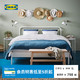 IKEA 宜家 NESTTUN奈斯顿欧式铁艺床双人床铁床现代简约家居床架