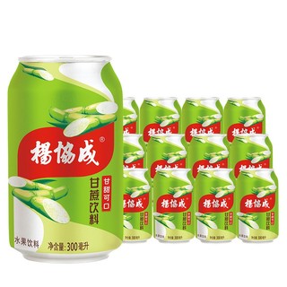 yeo's 杨协成 甘蔗饮料 300ml*12罐 礼盒装 甘蔗汁饮料 甘甜可口 新加坡品牌