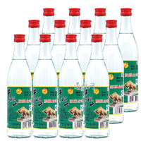 牛栏山 浓香型 42度白瓶陈酿 北京AE标 500ML*12瓶