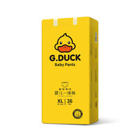 G.DUCK 小黄鸭超吸萌动大环腰裤婴儿纸尿裤加加大号XXL36片A