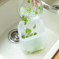 圣浪 自立式沥水袋家用厨房水槽干湿分离过滤袋水池分类一次性垃圾袋