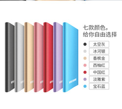 KINGSHARE 金胜 S6 500GB Type-C3.1移动固态硬盘便携式外置高速SSD金属薄款