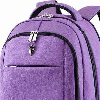 victoriatourist 维多利亚旅行者 15.6英寸双肩电脑包 Y901 紫色