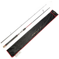 鱼猎人 征途 路亚竿 LMS1-802M 黑红色 2.44M 直柄 M调 整体式