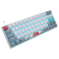 SKYLOONG 普通版 64键 有线机械键盘 珊瑚海 国产黑轴 RGB