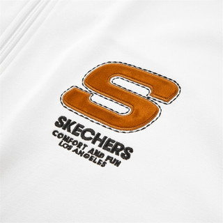 SKECHERS 斯凯奇 中性运动卫衣 L321U142/0019 亮白色 S