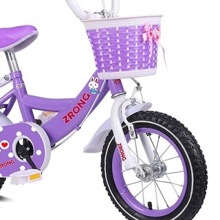 紫榕 儿童自行车 12寸 紫色