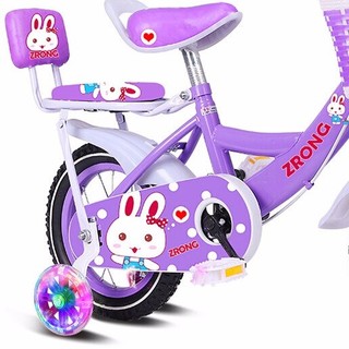 紫榕 儿童自行车 12寸 紫色