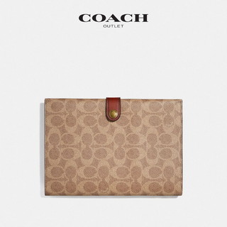 COACH/蔻驰奥莱女包经典标志小号数码用品包