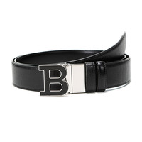 BALLY 巴利 男士皮质板扣腰带 6226632 黑色 110
