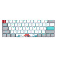 SKYLOONG GK61 61键 蓝牙双模机械键盘 珊瑚海 国产红轴 RGB