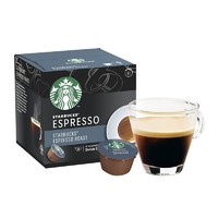 STARBUCKS 星巴克 DOLCE GUSTO 星巴克意式浓缩 胶囊黑咖啡 12颗